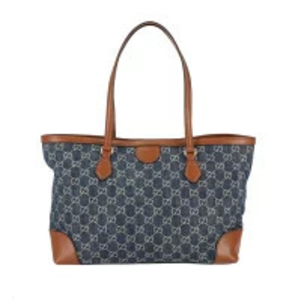 Gucci Bag SA Denim GG Tote Ophidia - Picture 1 of 6